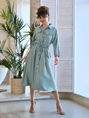 Платье R202202103 мятное  - Магазин женской одежды "Гардероб Анны" г.Екатеринбург