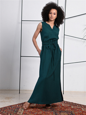 Платье R201802310 изумрудный - Магазин женской одежды "Гардероб Анны" г.Екатеринбург