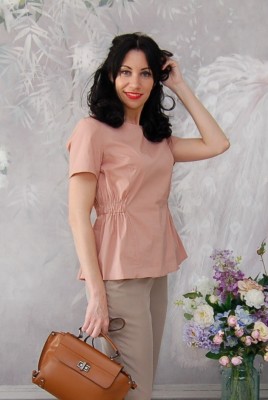 Блуза Е0068Л - Магазин женской одежды "Гардероб Анны" г.Екатеринбург